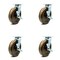 Service Caster 8 Inch High Temp Phenolic Caster Set with Roller Bearings and Brake/Swivel Lock SCC-30CS820-PHRHT-TLB-BSL-4 - alternate 1